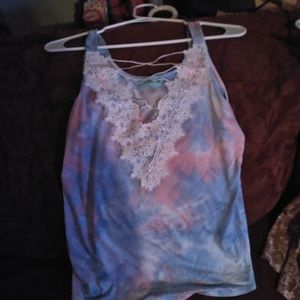 Tye dye tank top